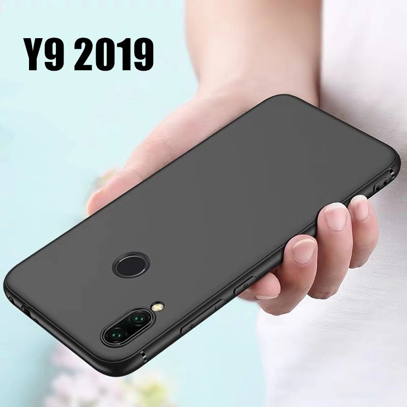 TPU CASE เคสหัวเว่ย Huawei Y9 2019 เคสซิลิโคน เคสนิ่ม สวยและบางมาก เคสสีดํา y9 2019 [พร้อมส่งจากไทย]