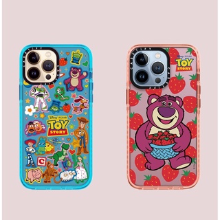 Casetify เคสโทรศัพท์มือถือ ซิลิโคนนุ่ม เรืองแสง ลายการ์ตูนหมี Toy Story สําหรับ For iPhone 7 8 Plus X XS XR 11 12 13 Pro Max