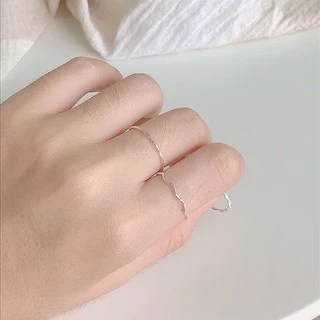 Winterwinter Jewelry Silver925 : **ขายดี** เครื่องประดับเงินแท้ แหวนเงินแท้ แหวนคลื่นระยิบระยับ