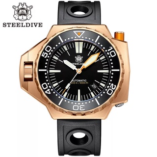 SteelDive 1969S Bronze CuSn8 Automatic NH35 BIG SIZE 1200m waterproof Diver