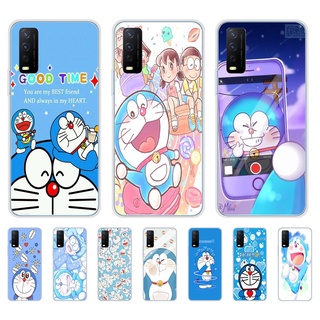 เคสซิลิโคนนิ่ม Tpu ลายโดเรม่อน สําหรับ Vivo Y11s Y12s Y20s Y20 Y20i