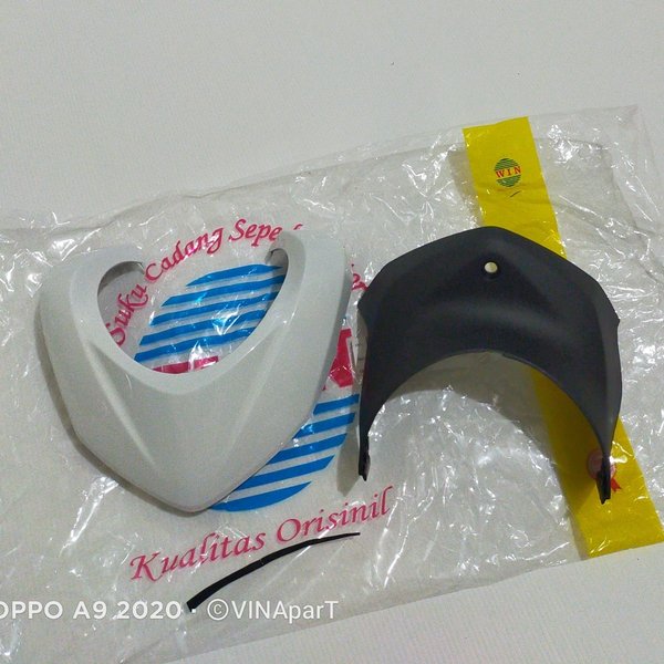 Putih Genio K0J SPEEDOMETER BATOK COVER สีขาว TOP BOTTOM SET WIN NON ORI