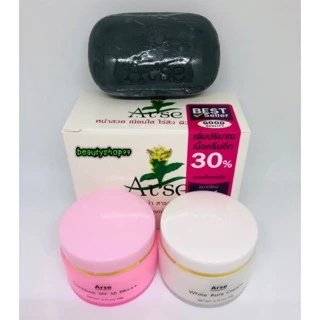 Arse ครีมอาเซ่หน้าใส 1ชุดมี3ชิ้น สบู่ ครีมกลางวัน ครีมกลางคืน ล็อตใหม่ล่าสุด