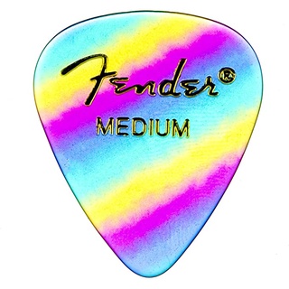 ปิ๊กกีตาร์ Fender Premium Celluloid 351 Guitar Pick, Rainbow - Medium