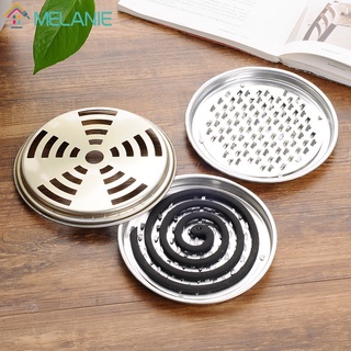 1PC Safety Metal Mosquito Coils Holder With Cover / Home Outdoor Anti-mosquito Supplies