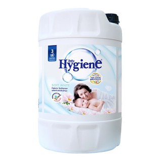 💥โปรสุดพิเศษ!!!💥 ไฮยีน น้ำยาปรับผ้านุ่ม สูตรมาตรฐาน สีขาว ขนาด 20 ลิตร Hygiene Regular Softener White 20 L