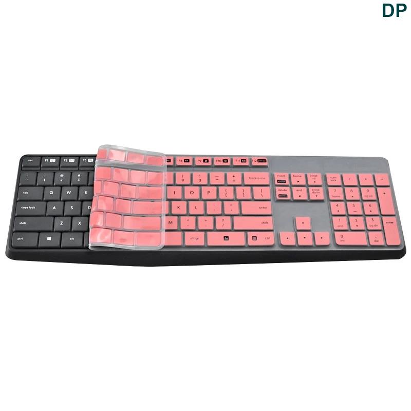 LOGITECH DP.สําหรับLogitech K235 MK235 MK315 K375 K375Sไร้สายบลูทูธเดสก์ท็อปซิลิโคนคีย์บอร์ดป้องกันผ