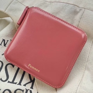 (ทักก่อน) พรี fennec zipper wallet สี light brick 💕