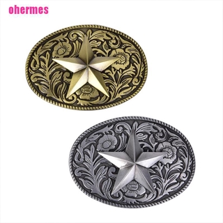 Ohermes หัวเข็มขัดโลหะ สีบรอนซ์