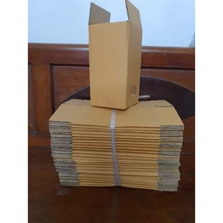 กล่องพัสดุ กล่องไปรษณีย์ ไม่พิมพ์หนา3ชั้น ทรงสูง10×10×20/25/30/40/13x13x30