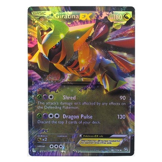 Giratina EX 92/124 กิราทีนา Pokemon Matt Card ภาษาอังกฤษ