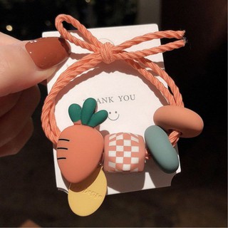 Cute carrot hair ring ยางรัดผมรูปแครอท