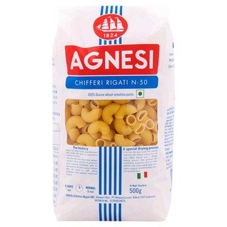 แอคเนซี เส้นพาสต้า Agnesi Chifferi Rigati No.50 500g.