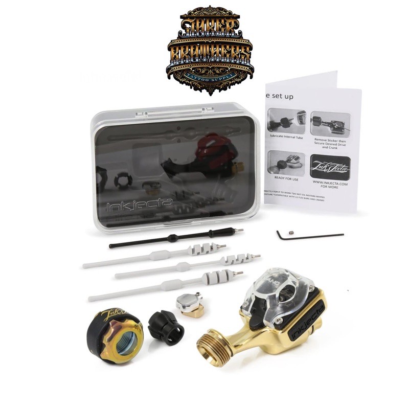 เครื่องสัก Inkjecta Flite Nano Elite Polished Brass