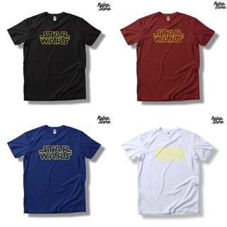 T-shirt  เสื้อเชิ้ต ลาย star wars แบบเรียบง่าย สําหรับผู้ชาย และผู้หญิงS-5XL