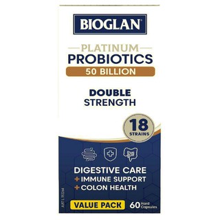 Bioglan Platinum Probiotic 50 Billion 60 Capsules