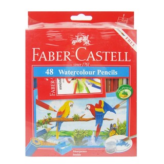 Faber Castell-สีไม้ระบายน้ำ 48 สี กล่องกระดาษ