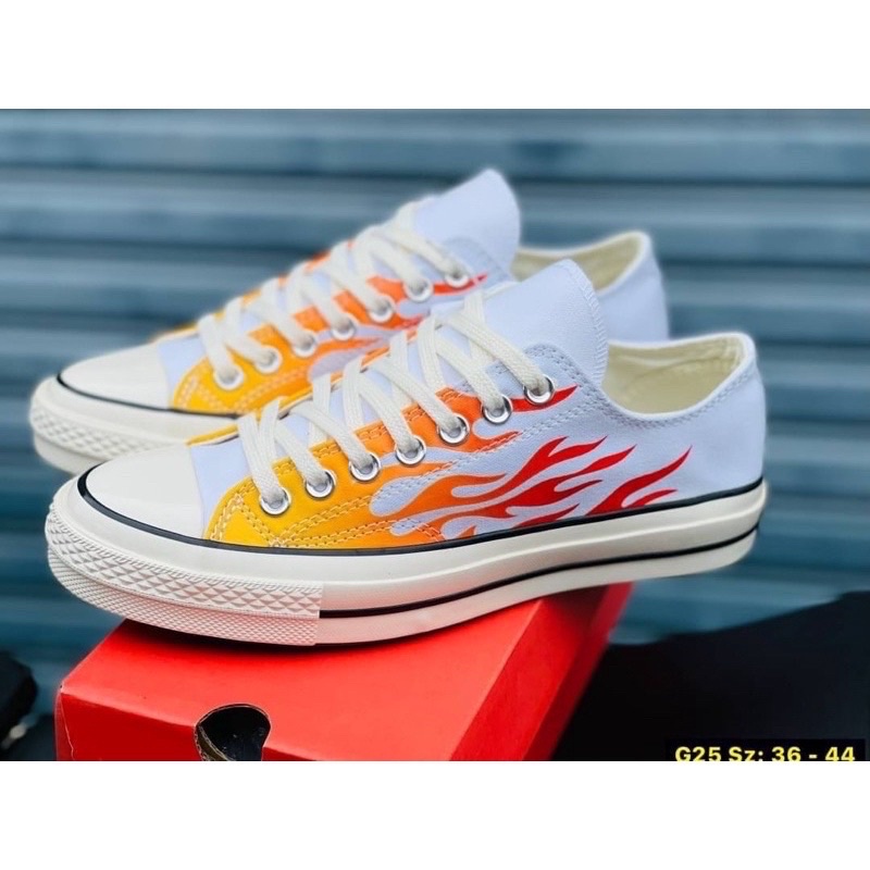 Converse Chuck Taylor70 All Star FLAME (size36-44) White 990