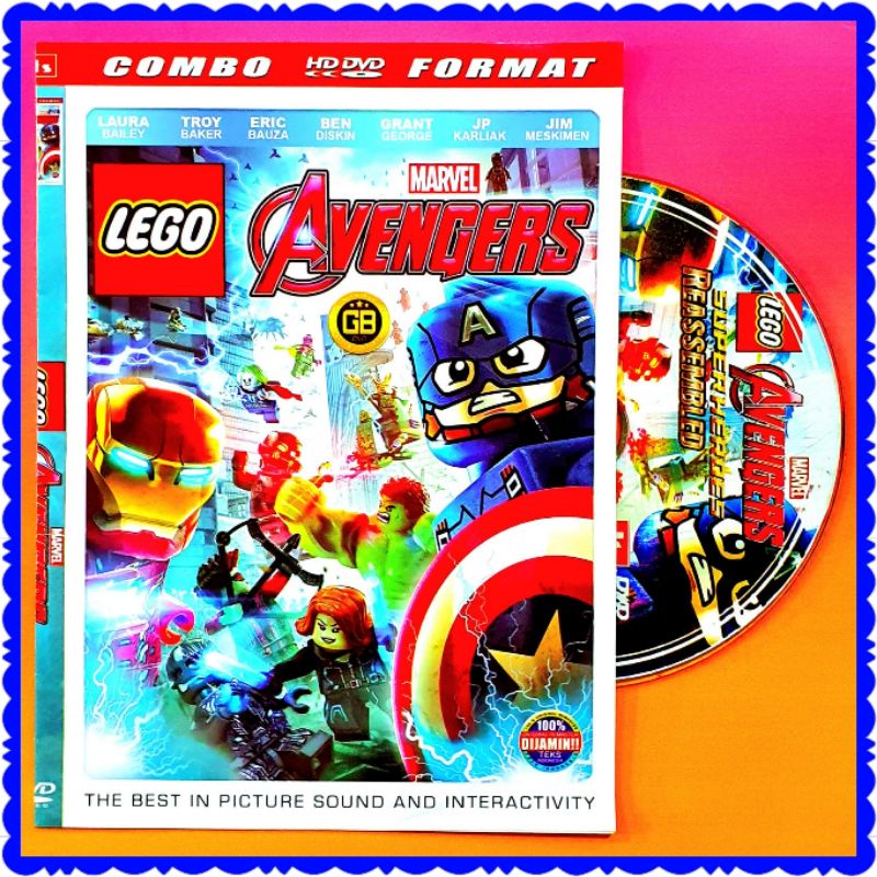 ใหม่ล่าสุด CILDRENS FILM CASSETTE ใหม่ล่าสุด LEGO MOVIE AVENGER FILM LEGO THE MOVIE CARTOON - CHILDR