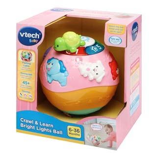 [ใช้ 2 โค้ดลดเพิ่ม] Vtech Wiggle &amp; Crawl Ball Pinkลูกบอลหัดคลานสีสันสดใส