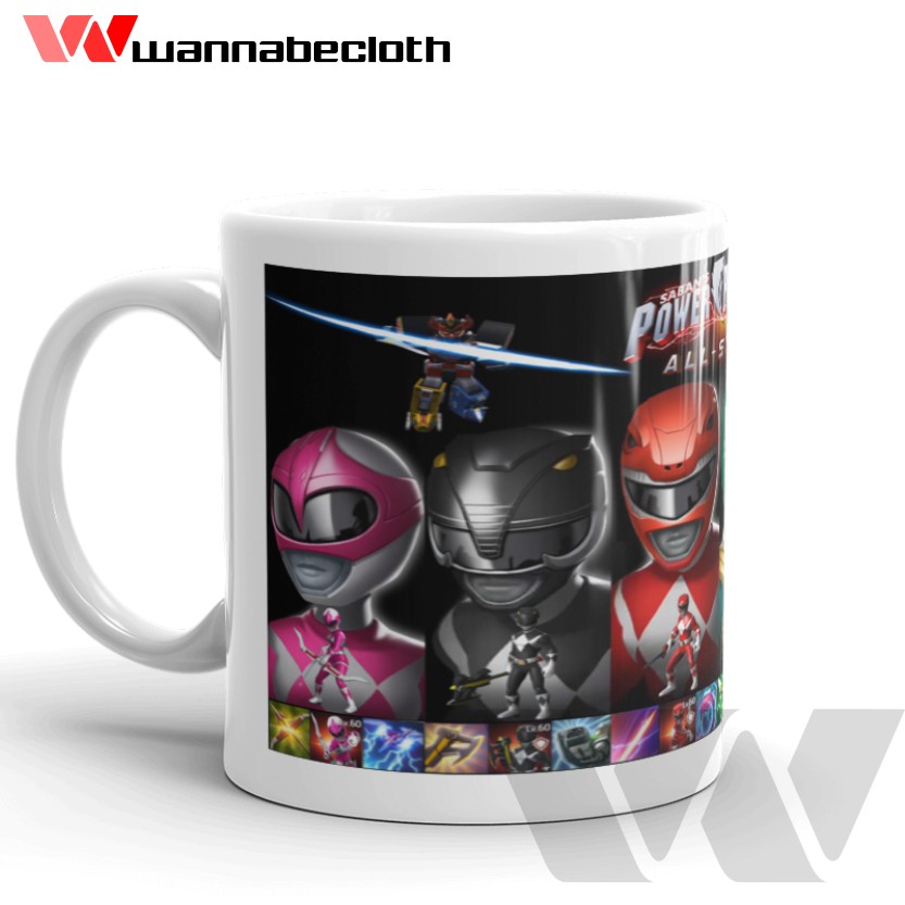 Power Rangers แก้ว Power Rangers แก้วคอลเลกชันของขวัญของที่ระลึกแก้วเด็ก Superhero Power Rangers v4