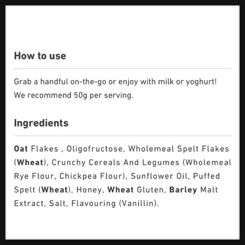 Protein World Slender Granola Honey Crunch Flavour dollydolltoys ThaiPick