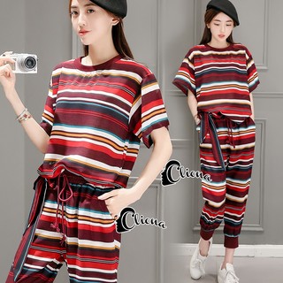 Stripes Line Sports Wear Set