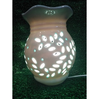 Ceramic Fragrance Oil Diffuser Lamp for Home