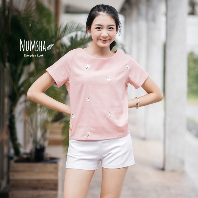 Numsha Brand ลินินครอปโคลเวอร์ / ET19066