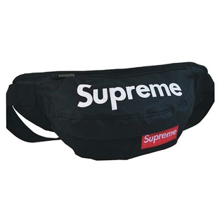 กระเป๋าคาดเอวคาดอกsupremeสีดำ