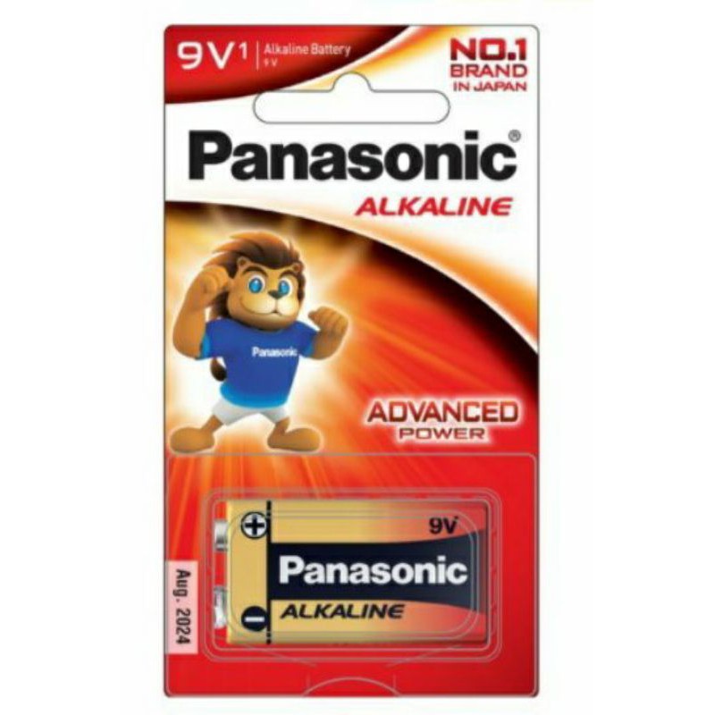 YR ถ่านอัลคาไลน์ Panasonic Alkaline Battery 9 V. 6LR61T/1B