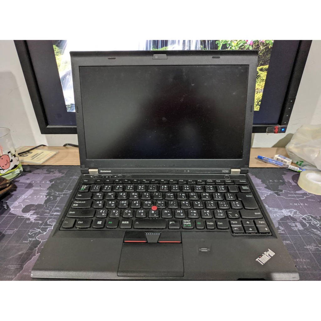 Thinkpad x230 มือสอง Core-i5 SSDเปิดเร็วมาก Ram 5GB จอ IPS Win10proแท้