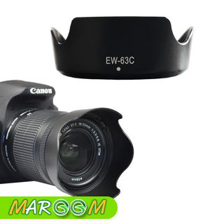 Lens Hood EW-63C For Canon EF 18-55mm f/3.5-5.6 IS STM เลนส์ฮู้ด