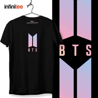 ไม่มีที่สิ้นสุด Army Logo Inspired Shirt Kpop Merch in Black  เสื้อยืด  สำหรับผู้ชาย Women Bangtan T Shirt Tee Tops