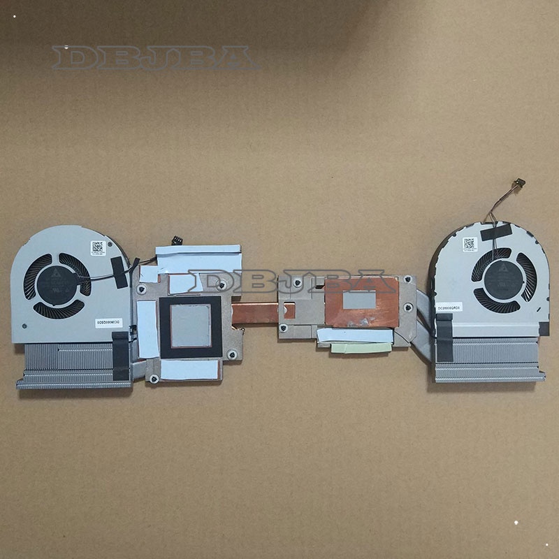 พัดลมฮีทซิงค์สําหรับ Dell Prescsion 7550 m7550 0VP4F7 VP4F7 0M06D7 0CD6WC DC28000QSD0 DC28000QRD0 AT