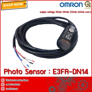 PHOTO SENSOR OMRON E3FA-DN14,M18จับ30CCM