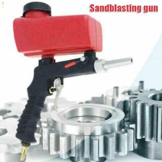 Portable Media Spot Sand Blaster Device Handheld Air Gravity Feed Sandblaster