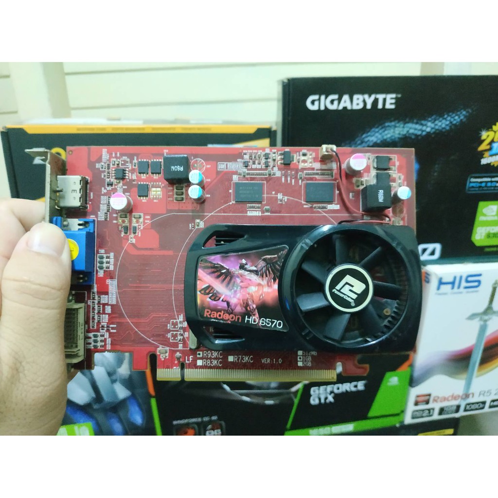 🔥🔥🔥การ์ดจอ Power Color Hd6570 1G Ddr3  (ตัวนี้แรงเกมส์ออนไลน์ได้หลายเกมส์)🔥🔥🔥