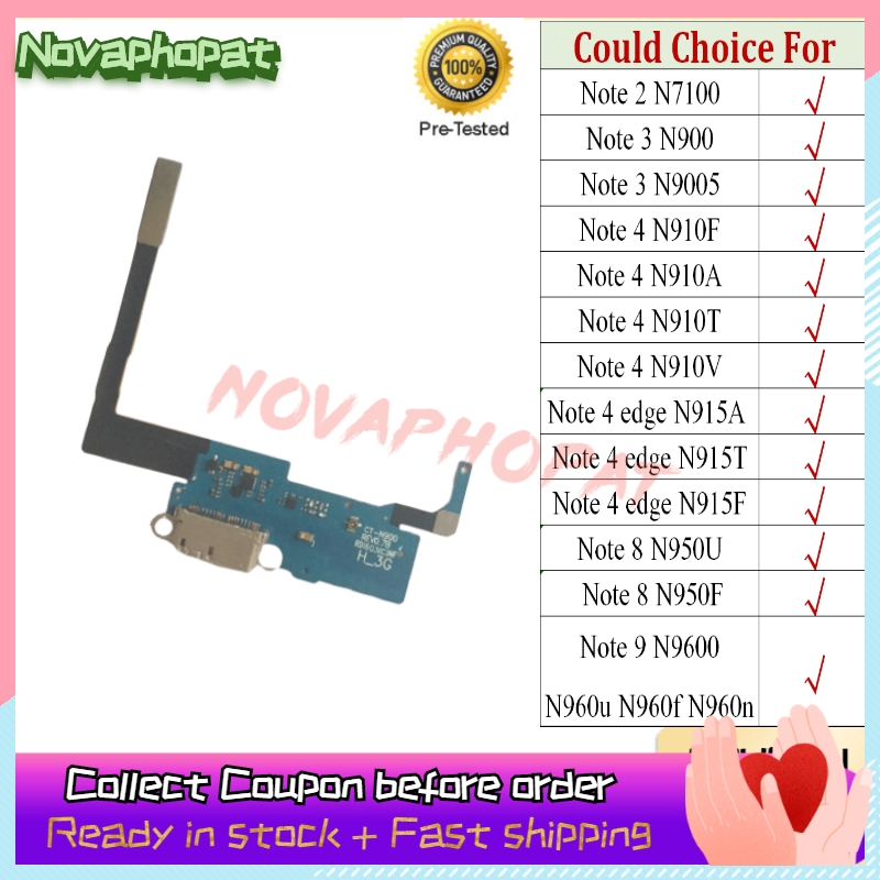 บอร์ดพอร์ตชาร์จ USB สําหรับ Samsung Galaxy Note 2 3 4 8 9 Edge N7100 N900 N9005 N910F N910A N910T N9