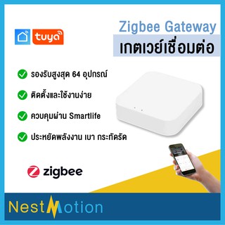 Tuya Smartlife ZigBee Gateway Hub - มินิเกตเวย์ - Multi Mode Gateway Mini G01 ติดตั้งใช้งานง่าย