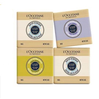 LOccitane สบู่ล้างหน้าเชียบัตเตอร์ เซ็ตสี่ชิ้น กล่องของขวัญ*100g              LOccitane Shea Butter Cleansing Soap Soap Four Set Gift Box*100g