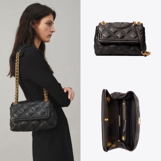 พรีฯTORY BURCH FLEMING SMALL SOFT CONVERTIBLE SHOULDER BAG/black.