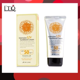 3w Clinic intensive UV sunblock cream กันแดด3w