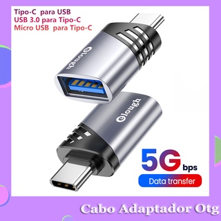 Elough อะแดปเตอร์ USB เป็น Type C OTG เป็น USB C USB-A ตัวผู้ เป็น Micro USB Type-C ตัวเมีย สําหรับโทรศัพท์มือถือ แล็ปท็อป