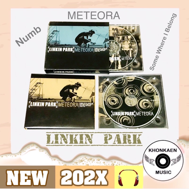 CD+DVD เพลง Linkin Park อัลบั้ม Meteora มือ 2 สภาพดี บรรจุ 2 แผ่น CD &amp; DVD (ปี 2546)