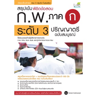 INSPAL :  หนังสือ สรุปเข้ม พิชิตข้อสอบ ก.พ. ภาค ก ระดับ 3 ปริญญาตรี ฉบับสมบูรณ์ 9786163811288 (Life Balance)