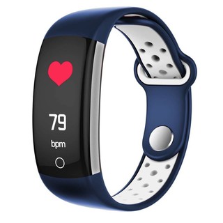 นาฬิกาออกกำลังกาย กันน้ำได้ Q6 smart band Fitness Tracker เชื่อมต่อมือถือได้