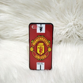 เคสโทรศัพท์มือถือ เนื้อแมตต์ ลาย Manchester United สําหรับ Oppo A3S Oppo Realme C1