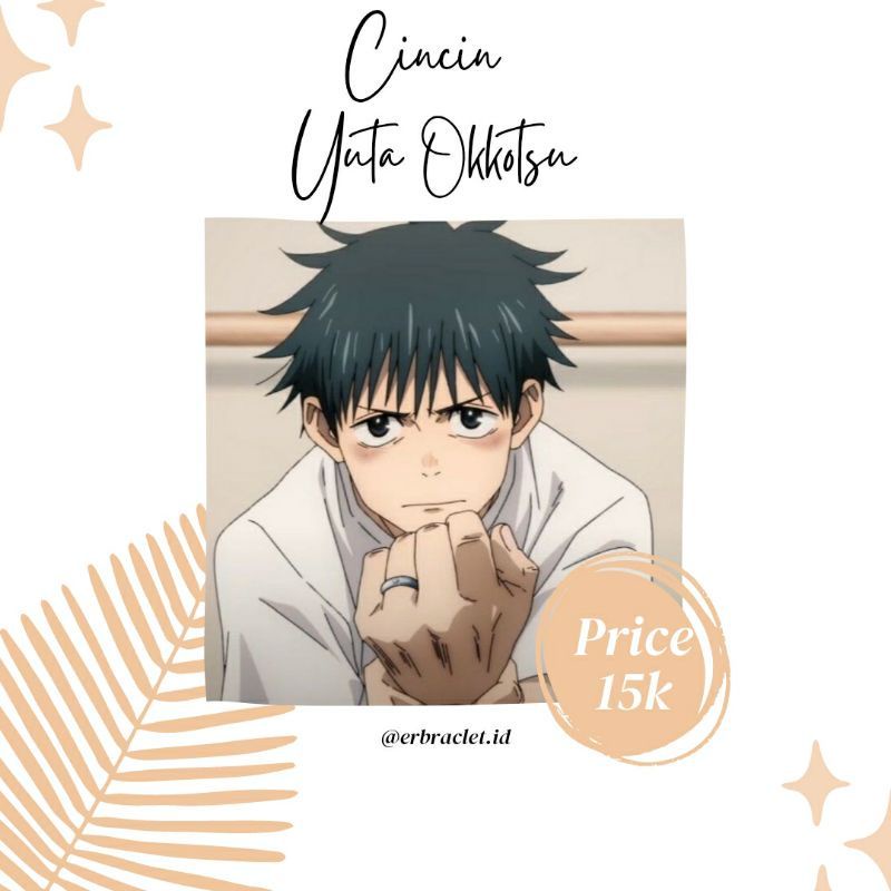 แหวนและสร้อยคอ YUTA OKKOTSU ANIME JUJUTSU KAISEN 0