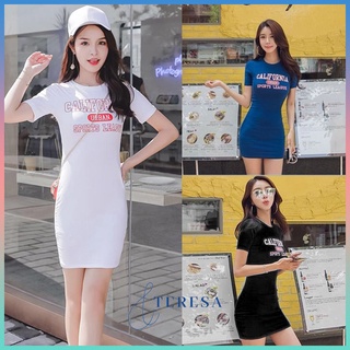 ชุดเดรสแฟชั่นสำหรับผู้หญิง เสื้อผ้าฤดูร้อนของสาวๆที่เนื้อผ้านิ่มไม่บาดผิว ชุดกระโปรงพิมพ์ลายดีไซน์สวยๆ